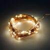 Warm White LED Fairy Lights – Plug in – 16.5 Foot 50 LED  Lights on Copper Wire – Waterproof for Indoor and Outdoor Use